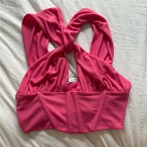 ZARA Pink Going Out Top